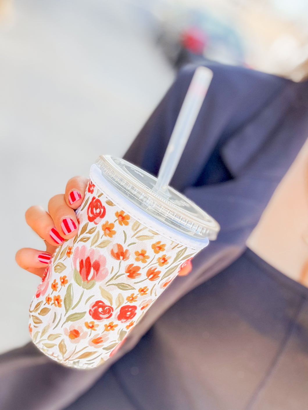 Large Drink Sleeve | Spring Garden