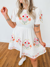 Load image into Gallery viewer, Thomas Embroidered Puff Sleeve Dress