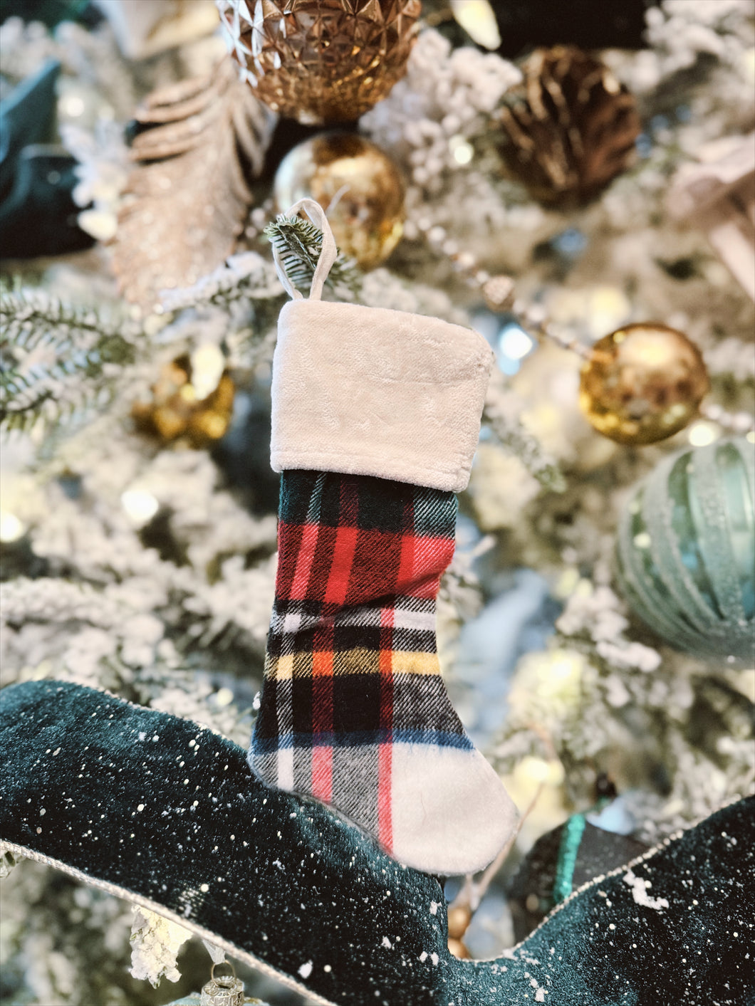 Tartan Stocking Ornament