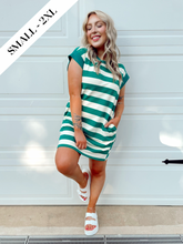 Load image into Gallery viewer, Casual Chic Dress - Green