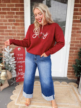 Load image into Gallery viewer, JOY Wreath Sweater