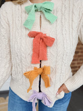 Load image into Gallery viewer, Rainbow Ribbon Cardigan