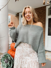 Load image into Gallery viewer, Stop &amp; Stare Sweater | Sage