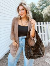 Load image into Gallery viewer, Cecelia Leopard Hobo Bag