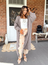 Load image into Gallery viewer, POL Sipping Chai Cardigan | MOCHA