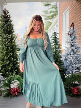 Load image into Gallery viewer, Meet Me Under Mistletoe Maxi | Evergreen