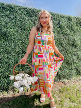 Load image into Gallery viewer, Blooming Bright Midi Dress