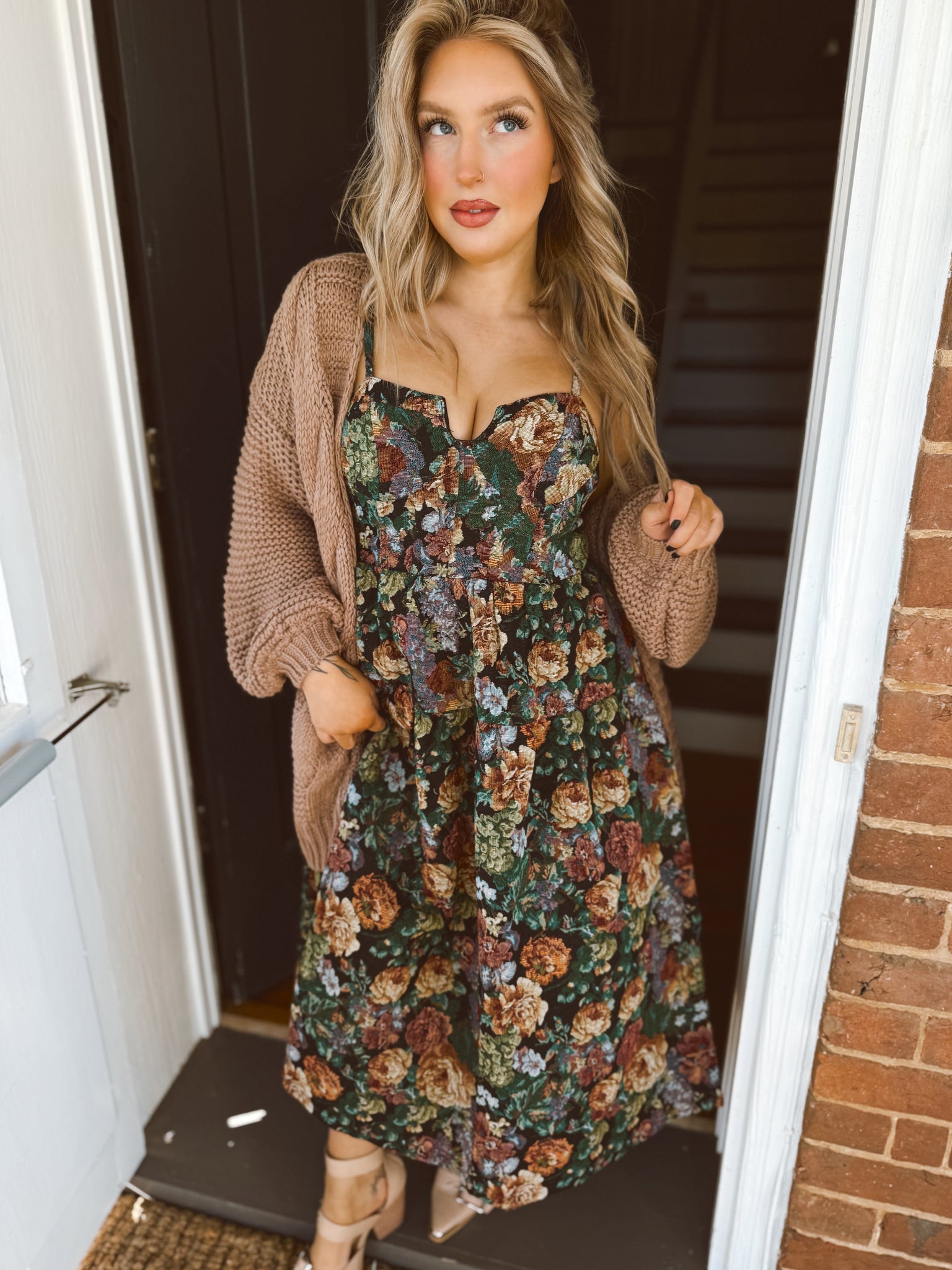 Add a Little Flare Tapestry Dress Henhouse Shoppe Add a Little Flare Tapestry Dress Henhouse Shoppe