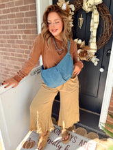 Load image into Gallery viewer, Danielle Denim Hobo Bag