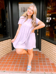 Flounce Tiered Mini Dress