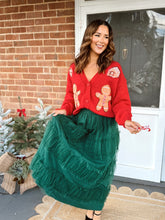 Load image into Gallery viewer, Gumdrop Button Cardigan | Red