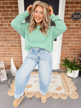 Load image into Gallery viewer, Hank Open Back Pullover | Emerald