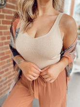 Load image into Gallery viewer, Layer Me Crop Sweater Tank - Latte