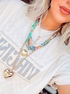 The Nash Heart Necklace | Gold