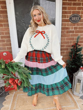 Load image into Gallery viewer, Holly Jolly Plaid Skirt