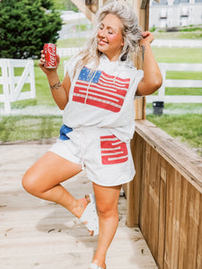 Make it Count Flag Shorts
