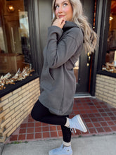 Load image into Gallery viewer, Miranda High Neck Hoodie - Charcoal