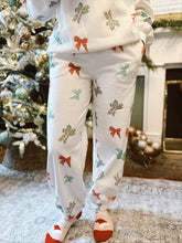 Load image into Gallery viewer, Bow Bliss Holiday Joggers