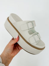 Load image into Gallery viewer, Lucille Platform Sandal | Cream