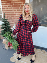 Load image into Gallery viewer, Christmas in London Dress | Red