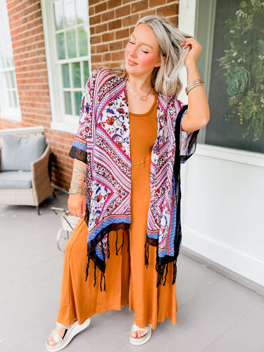 Dancing in the Moonlight Kimono | Purple