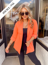 Load image into Gallery viewer, Back to Basics Blazer in Persimmon