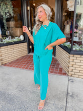 Load image into Gallery viewer, Jill Set | Dolman Sleeve | Emerald