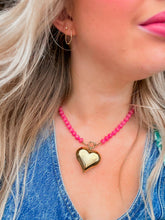 Load image into Gallery viewer, Lifted Heart Beaded Necklace