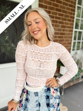 Load image into Gallery viewer, From Now On Lace Top | Pink