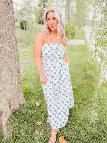 Something Blue Maxi Dress