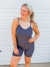 Load image into Gallery viewer, Sonic Ribbed One Piece | Charcoal