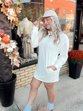 Load image into Gallery viewer, Oops I Did it Again Sweatshirt Dress | Cream