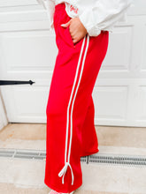 Load image into Gallery viewer, Bows and Babes Track Pants | Red