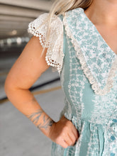 Load image into Gallery viewer, Sweet &amp; Demure Mini Dress | Sage