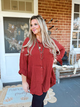Load image into Gallery viewer, Be True Button Up Tunic