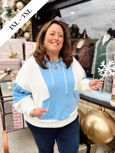 Load image into Gallery viewer, Curvy Sweater Sleeve Hoodie