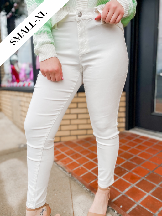 YMI Hyperstretch Skinnies in White