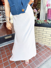 Load image into Gallery viewer, Satin Touch Midi Skirt