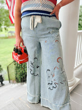 Load image into Gallery viewer, POL | Burning Star Denim Pants