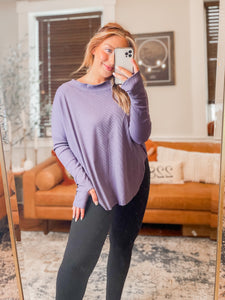 Flow First Casual Top - Eggplant