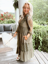 Load image into Gallery viewer, Hazy Nights Maxi | Olive