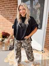 Load image into Gallery viewer, Miranda Studded Dolman | Black