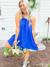 Load image into Gallery viewer, Seeing Stars Dress | Cobalt