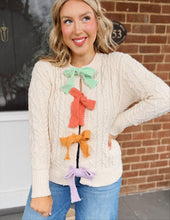 Load image into Gallery viewer, Rainbow Ribbon Cardigan