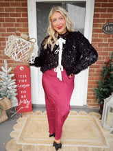 Load image into Gallery viewer, Poinsettia Princess Maxi Skirt