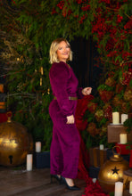 Load image into Gallery viewer, Midnight Under Mistletoe Jumper - Plum