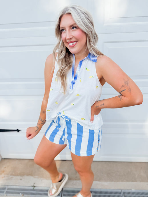 West Coast Views Shorts | Blue