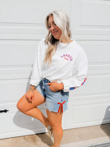 Rockets Red Glare Denim Shorts