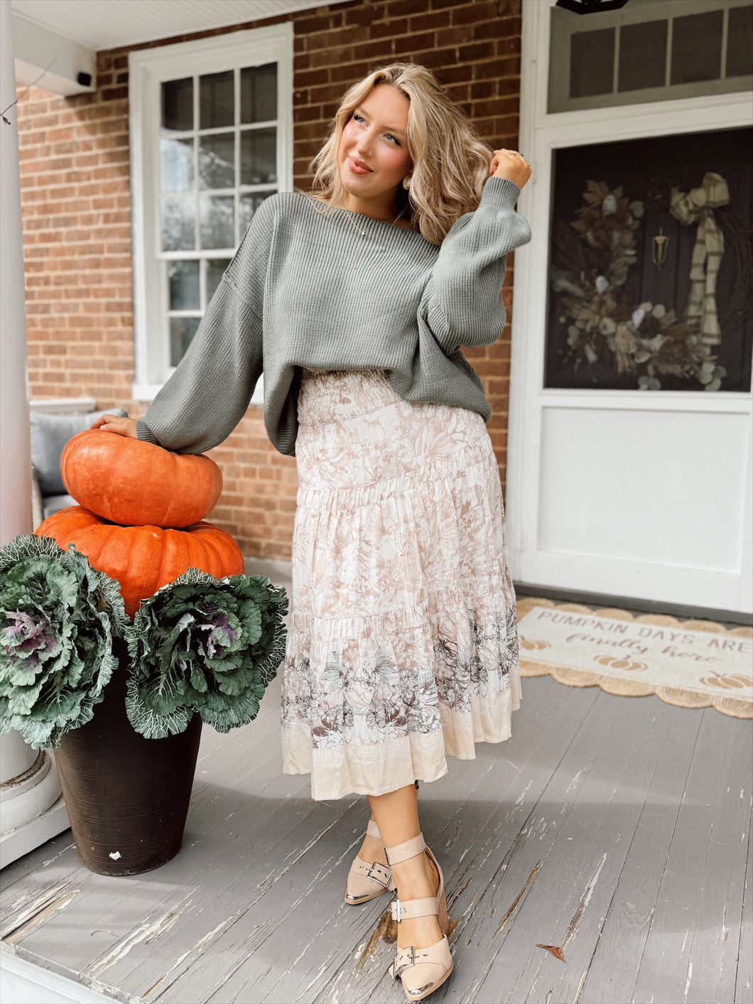 Stop & Stare Sweater | Sage