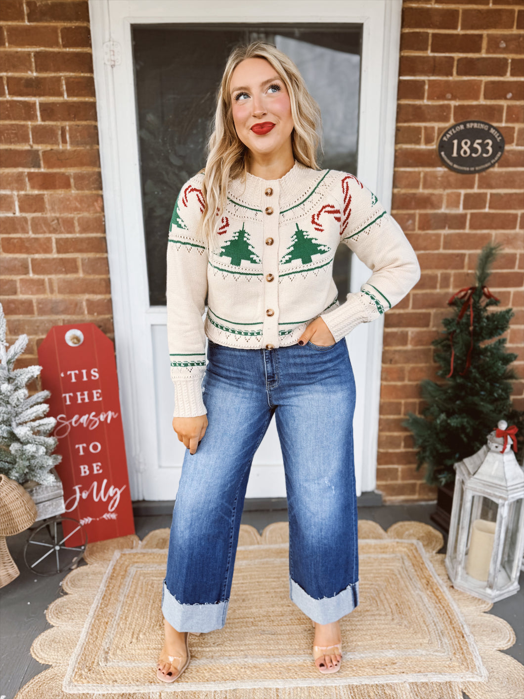 Christmas Cabin Cardigan